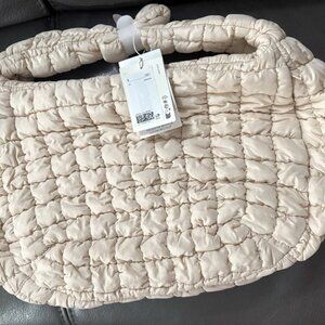 COS Quilted Oversized Crossbody Bag Off White (NWT)